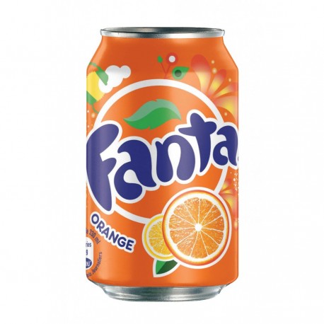 Fanta orange canette 33 cl